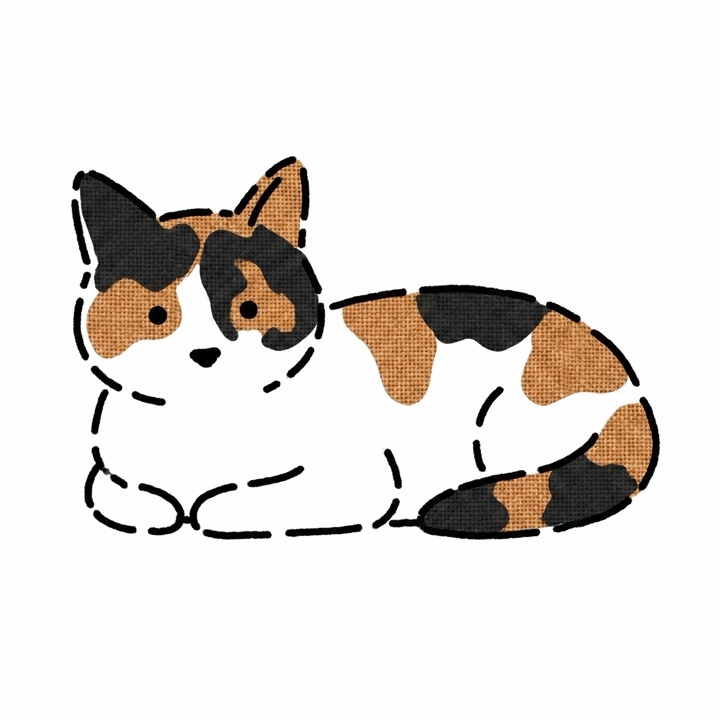 三花猫织物手绘 avatar