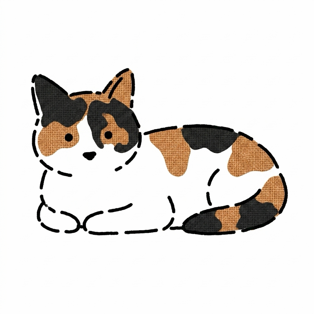 三花猫织物手绘 avatar