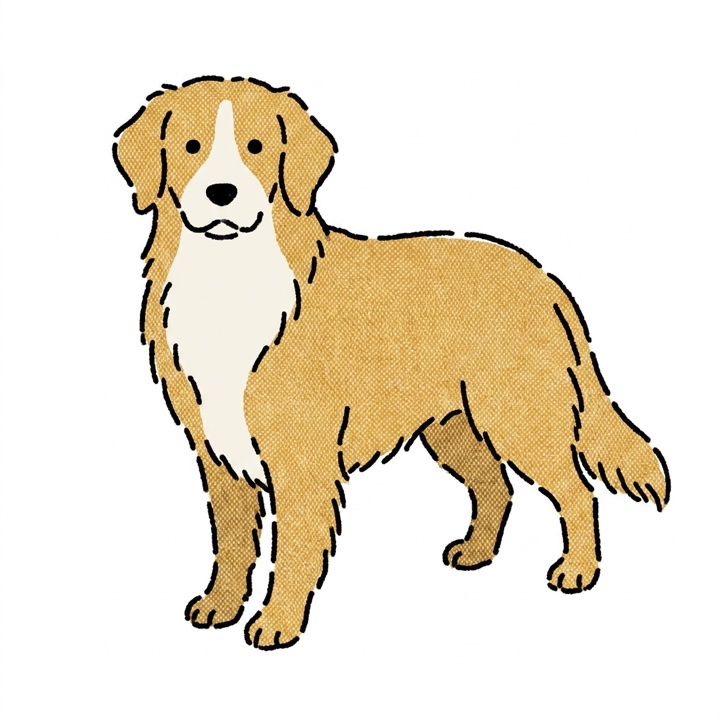 金毛犬织物手绘 avatar