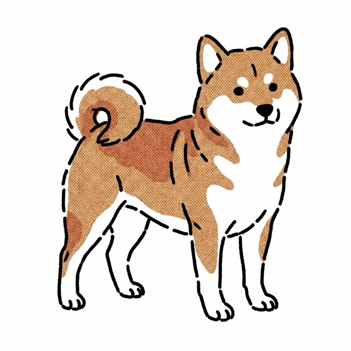 柴犬织物手绘 avatar