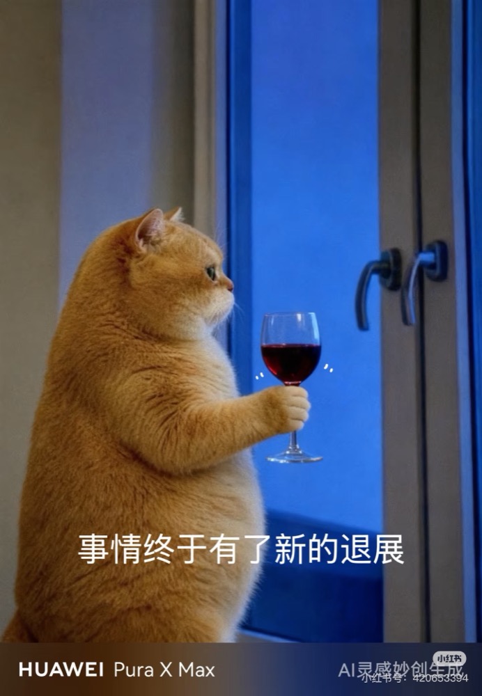 内部参考：举杯猫热梗模板